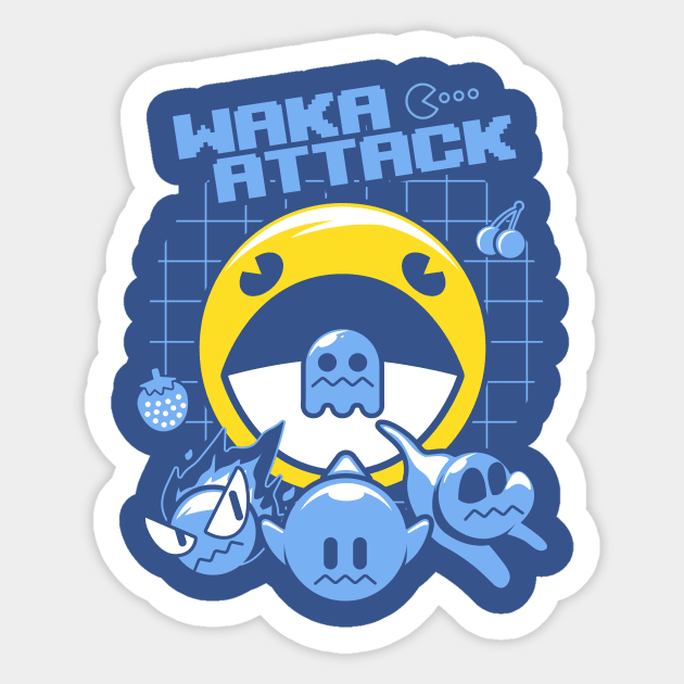 Waka Attack Sticker by andrefellip